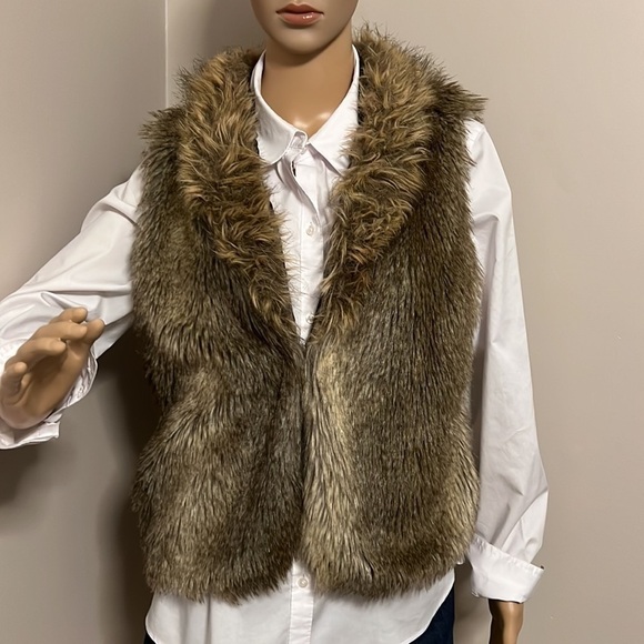 Express Faux Fur Western Country Cowgirl Neutral Ranch Rodeo Festival Layer L - Picture 3 of 13